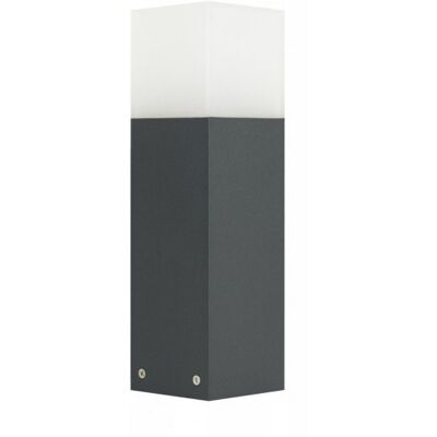 SU-MA Słupek Oświetleniowy Cube 33cm IP44 E27 Ciemno-Szary Aluminiowy SU-MA Słupek Oświetleniowy Cube 33cm IP44 E27 Ciemno-Szary Aluminiowy