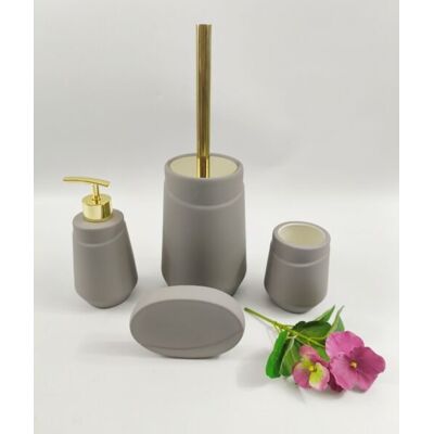 Inny producent Akcesoria Łazienkowe GRAY 4 Tlg T166 Inny producent Akcesoria Łazienkowe GRAY 4 Tlg T166