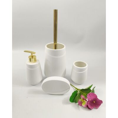 Inny producent Akcesoria Łazienkowe WHITE 4 Tlg T167 Inny producent Akcesoria Łazienkowe WHITE 4 Tlg T167