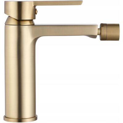 Bateria bidetowa stojąca REA ARGUS BRUSH GOLD Złota Szczotkowana Bateria bidetowa stojąca REA ARGUS BRUSH GOLD Złota Szczotkowana