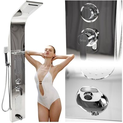 ZOLTA TRADE Bateria panel prysznicowy chrome zestaw natryskowy deszczownica ZOLTA TRADE Bateria panel prysznicowy chrome zestaw natryskowy deszczownica