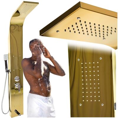 ZOLTA TRADE Bateria panel prysznicowy gold nowoczesny elegancki ZOLTA TRADE Bateria panel prysznicowy gold nowoczesny elegancki