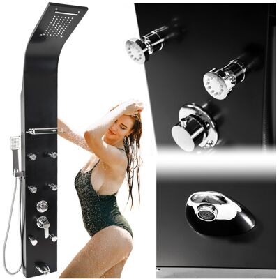 ZOLTA TRADE Bateria panel prysznicowy mat black elegancki nowoczesny ZOLTA TRADE Bateria panel prysznicowy mat black elegancki nowoczesny
