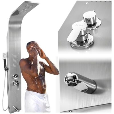 ZOLTA TRADE Bateria panel prysznicowy nickle elegancki nowoczesny ZOLTA TRADE Bateria panel prysznicowy nickle elegancki nowoczesny