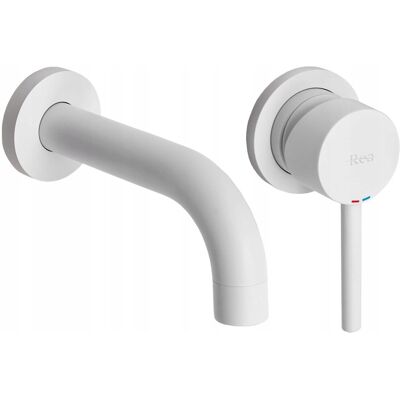 BATERIA PODTYNKOWA ŚCIENNA MINIMALISTYCZNA REA LUNGO WHITE BIAŁA + BOX BATERIA PODTYNKOWA ŚCIENNA MINIMALISTYCZNA REA LUNGO WHITE BIAŁA + BOX