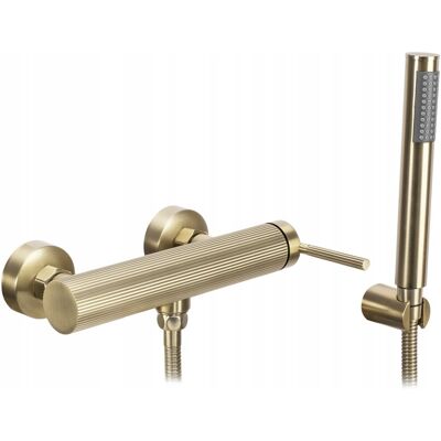 Bateria Prysznicowa Ścienna REA ARGON BRUSH GOLD Złota Szczotkowana Bateria Prysznicowa Ścienna REA ARGON BRUSH GOLD Złota Szczotkowana