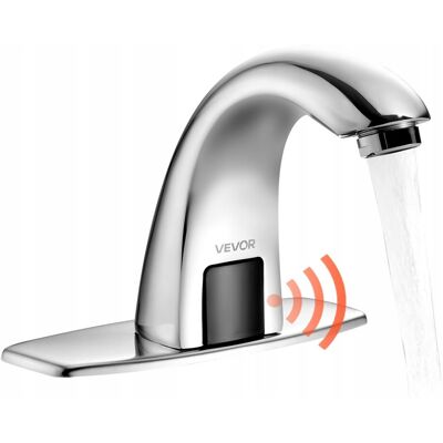 BATERIA UMYWALKOWA BEZDOTYKOWA VEVOR CHROMOWANA SREBRNA MOCNA SENSOR BATERIA UMYWALKOWA BEZDOTYKOWA VEVOR CHROMOWANA SREBRNA MOCNA SENSOR