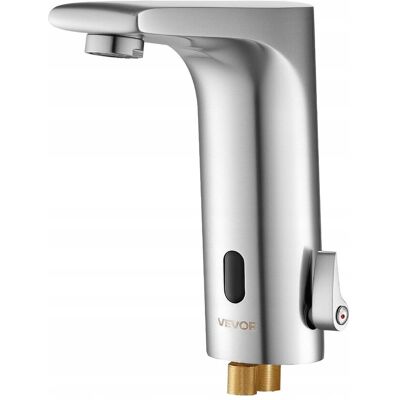 BATERIA UMYWALKOWA BEZDOTYKOWA VEVOR L AUTOMATYCZNA MOCNA BRUSHED NICKEL BATERIA UMYWALKOWA BEZDOTYKOWA VEVOR L AUTOMATYCZNA MOCNA BRUSHED NICKEL