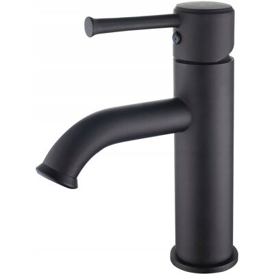 ROYAL Bateria umywalkowa JS-510MB czarna niska ROYAL Bateria umywalkowa JS-510MB czarna niska