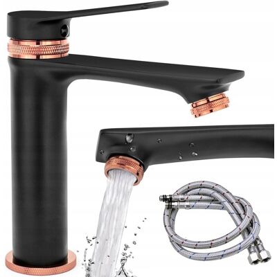 Rea Bateria Umywalkowa Niska Viral Czarna Rose Gold Rea Bateria Umywalkowa Niska Viral Czarna Rose Gold