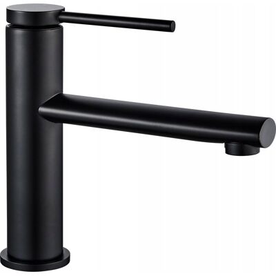 Bateria umywalkowa OVAL Niska Black Czarna - REA Bateria umywalkowa OVAL Niska Black Czarna - REA