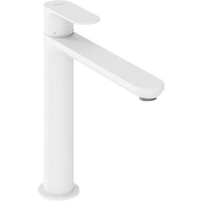 Bateria umywalkowa Ravak stojąca Eleganta EL 014.10WV 220 mm bez korka biały mat 1szt Bateria umywalkowa Ravak stojąca Eleganta EL 014.10WV 220 mm bez korka biały mat 1szt