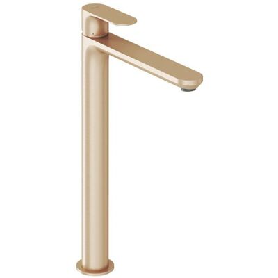 Bateria umywalkowa Ravak stojąca Eleganta EL 015.60RGB 335 mm bez korka szczotkowane różowe złoto 1szt Bateria umywalkowa Ravak stojąca Eleganta EL 015.60RGB 335 mm bez korka szczotkowane różowe złoto 1szt
