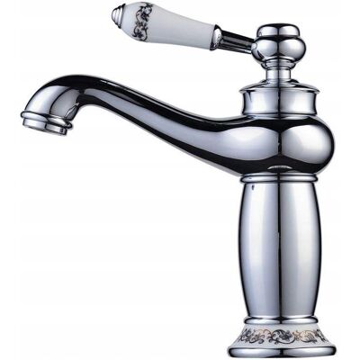 Inny producent Bateria umywalkowa stojąca Beelee Chrome srebrny Inny producent Bateria umywalkowa stojąca Beelee Chrome srebrny