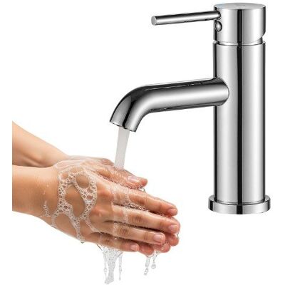 Bateria Umywalkowa Stojąca Bez Korka Chrom Noia Kuchinox Bnk_020D Bateria Umywalkowa Stojąca Bez Korka Chrom Noia Kuchinox Bnk_020D