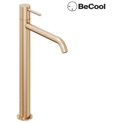 Bateria umywalkowa stojąca Ravak Espirit BeCool EL 015.61RGB 340 mm bez korka szczotkowane różowe złoto 1szt Bateria umywalkowa stojąca Ravak Espirit BeCool EL 015.61RGB 340 mm bez korka szczotkowane różowe złoto 1szt