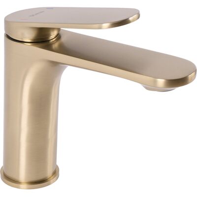 BATERIA UMYWALKOWA STOJĄCA ZŁOTA SZCZOTKOWANA NISKA REA MARCO BRUSH GOLD BATERIA UMYWALKOWA STOJĄCA ZŁOTA SZCZOTKOWANA NISKA REA MARCO BRUSH GOLD