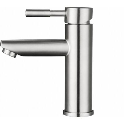 Msanit Bateria umywalkowa Tube stal szczotkowana inox stojąca jednouchwytowa Msanit Bateria umywalkowa Tube stal szczotkowana inox stojąca jednouchwytowa