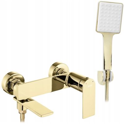 Bateria Wannowa STORM GOLD Słuchawka Wąż Złota REA Bateria Wannowa STORM GOLD Słuchawka Wąż Złota REA