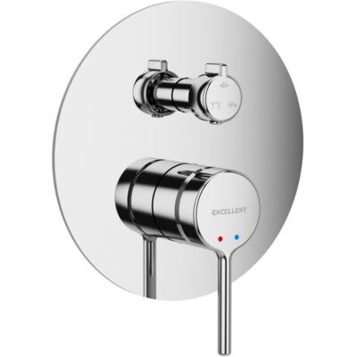 Bateria wannowo-prysznicowa 3-drożna podtynkowa, uchwyt patyk Excellent PI AREX.1247CR Bateria wannowo-prysznicowa 3-drożna podtynkowa, uchwyt patyk Excellent PI AREX.1247CR