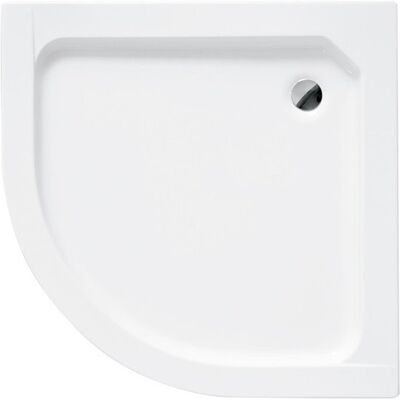 Inny producent Besco Alex brodzik 80x80 cm półokrągły biały #BAA-80 Inny producent Besco Alex brodzik 80x80 cm półokrągły biały #BAA-80