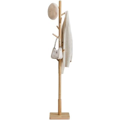 songmics Beżowy modernistyczny wieszak 8 haków 175 cm songmics Beżowy modernistyczny wieszak 8 haków 175 cm