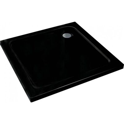 Brodzik kwadratowy MEXEN Slim, czarny, 80 x 80 cm Brodzik kwadratowy MEXEN Slim, czarny, 80 x 80 cm