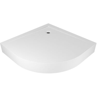 Durasan Brodzik półokrągły N-80 POSEJDON 80x80x15cm biały akryl Durasan Brodzik półokrągły N-80 POSEJDON 80x80x15cm biały akryl