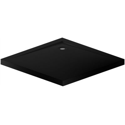 Durasan Brodzik prysznicowy polski KW-90 slim GRYF 90x90x5cm kwadratowy czarny Durasan Brodzik prysznicowy polski KW-90 slim GRYF 90x90x5cm kwadratowy czarny