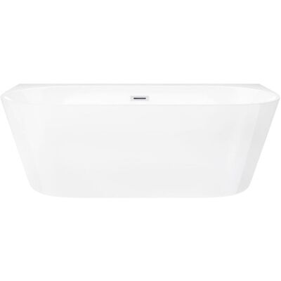 Corsan Wanna przyścienna MONO 160x75 z szeroką krawędzią i wykończeniem białym E-030L - DARMOWA DOSTAWA Corsan Wanna przyścienna MONO 160x75 z szeroką krawędzią i wykończeniem białym E-030L - DARMOWA DOSTAWA