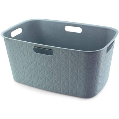 Curver - Kosz Na Pranie - Pojemnik Plastikowy - Softex - Zielony - 45 L Curver - Kosz Na Pranie - Pojemnik Plastikowy - Softex - Zielony - 45 L