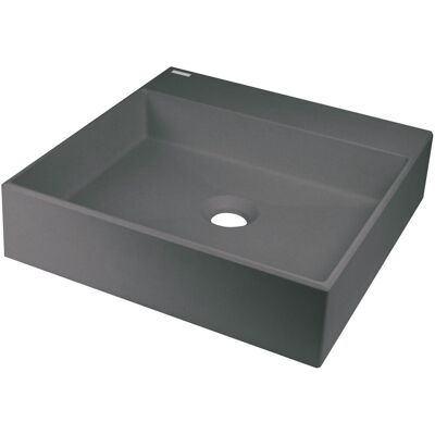Inny producent Deante Correo umywalka 40x40 cm nablatowa kwadratowa antracyt metalik CQRTU4S Inny producent Deante Correo umywalka 40x40 cm nablatowa kwadratowa antracyt metalik CQRTU4S