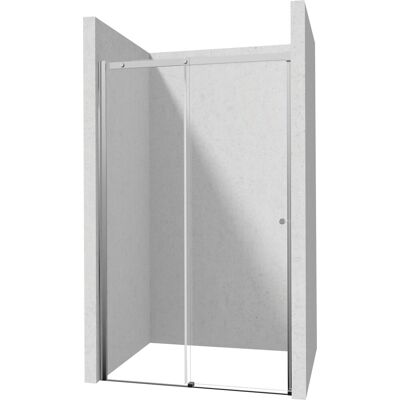 Inny producent Deante Kerria Plus drzwi prysznicowe 130 cm wnękowe chrom połysk/szkło przezroczyste KTSP013P Inny producent Deante Kerria Plus drzwi prysznicowe 130 cm wnękowe chrom połysk/szkło przezroczyste KTSP013P