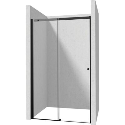 Inny producent Deante Kerria Plus drzwi prysznicowe 130 cm wnękowe czarny mat/szkło przezroczyste KTSPN13P Inny producent Deante Kerria Plus drzwi prysznicowe 130 cm wnękowe czarny mat/szkło przezroczyste KTSPN13P