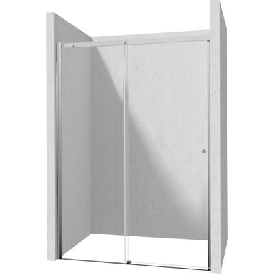 Inny producent Deante Kerria Plus drzwi prysznicowe 170 cm wnękowe chrom połysk/szkło przezroczyste KTSP017P Inny producent Deante Kerria Plus drzwi prysznicowe 170 cm wnękowe chrom połysk/szkło przezroczyste KTSP017P