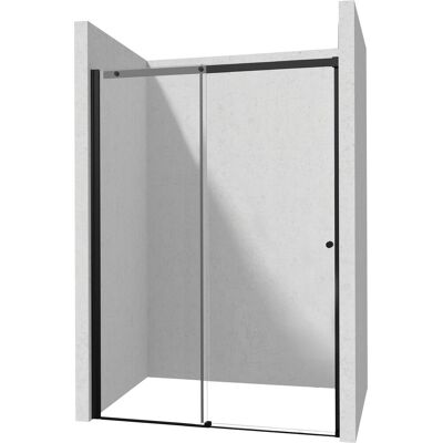 Inny producent Deante Kerria Plus drzwi prysznicowe 180 cm wnękowe czarny mat/szkło przezroczyste KTSPN18P Inny producent Deante Kerria Plus drzwi prysznicowe 180 cm wnękowe czarny mat/szkło przezroczyste KTSPN18P