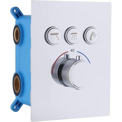 Inny producent Delnet Termostatyczny Zawór Prysznicowy Mosiężny Inny producent Delnet Termostatyczny Zawór Prysznicowy Mosiężny