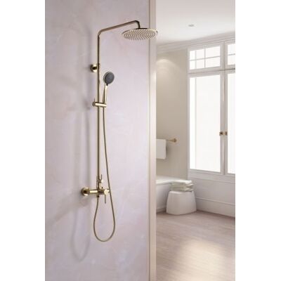 Blue Water - DEN-ZKPN.400ZP - Gold - Zestaw prysznicowy Blue Water - DEN-ZKPN.400ZP - Gold - Zestaw prysznicowy