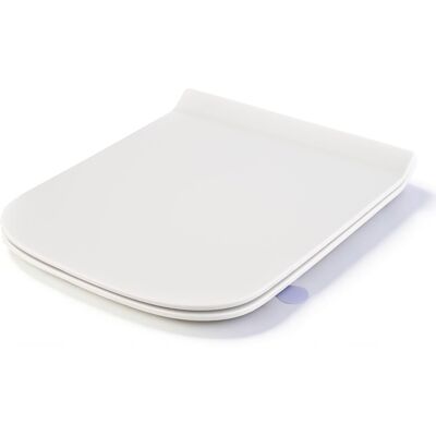 Inny producent Deska sedesowa kwadratowa z mechanizmem wolnego opadania, biała, 43x34,5cm Inny producent Deska sedesowa kwadratowa z mechanizmem wolnego opadania, biała, 43x34,5cm