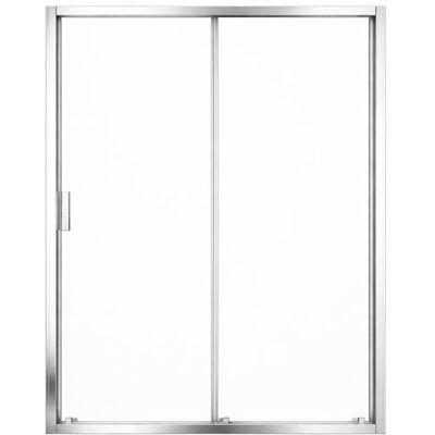 Drzwi prysznicowe przesuwne Ravak Blix II NBLDP2 100 dwuczęściowe szkło transparent chrom 1 szt Drzwi prysznicowe przesuwne Ravak Blix II NBLDP2 100 dwuczęściowe szkło transparent chrom 1 szt