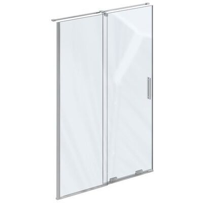 Drzwi prysznicowe przesuwne Ravak Roll RODP2 120 dwuczęściowe szkło transparent chrom 1 szt Drzwi prysznicowe przesuwne Ravak Roll RODP2 120 dwuczęściowe szkło transparent chrom 1 szt
