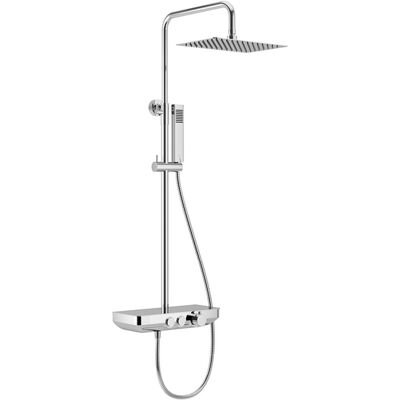 Excellent Krotos zestaw prysznicowy ścienny z deszczownicą chrom AREX.8080CR Excellent Krotos zestaw prysznicowy ścienny z deszczownicą chrom AREX.8080CR