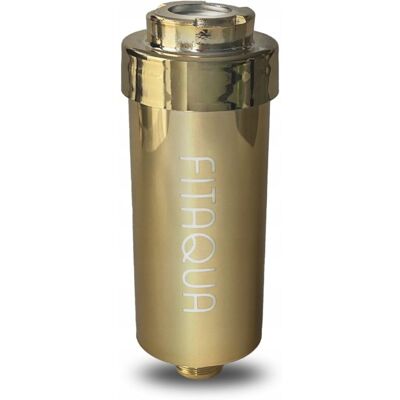 Amii Filtr wody pod prysznic, filtr prysznicowy, zmiękczający wodę FITaqua złoty Amii Filtr wody pod prysznic, filtr prysznicowy, zmiękczający wodę FITaqua złoty
