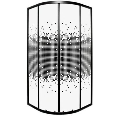 Kerra Kabina Prysznicowa Czarna Pixel 90 (Bez Brodzika) Kerra Kabina Prysznicowa Czarna Pixel 90 (Bez Brodzika)
