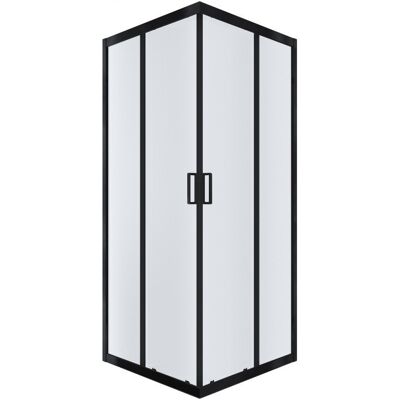 Durasan Kabina prysznicowa kwadratowa narożna Kabi Hobby 90x90 cm, czarny mat Durasan Kabina prysznicowa kwadratowa narożna Kabi Hobby 90x90 cm, czarny mat