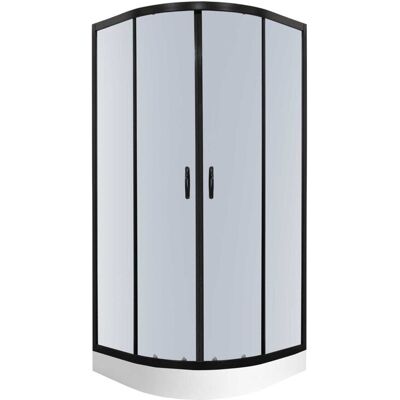 Novoterm Kabina prysznicowa Tiara 80x80 półokrągła z brodzikiem Novoterm Kabina prysznicowa Tiara 80x80 półokrągła z brodzikiem