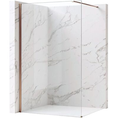 Kabina Prysznicowa Walk-In Rea Flexi Transparent / Brush Copper 130 Kabina Prysznicowa Walk-In Rea Flexi Transparent / Brush Copper 130