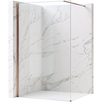 Kabina Prysznicowa Walk-In Rea Flexi Transparent / Brush Copper 80 Kabina Prysznicowa Walk-In Rea Flexi Transparent / Brush Copper 80