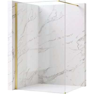 Kabina Prysznicowa Walk-In Rea Flexi Transparent / Gold 130 Kabina Prysznicowa Walk-In Rea Flexi Transparent / Gold 130