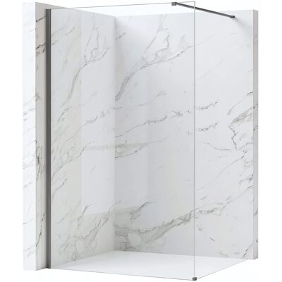 Kabina Prysznicowa Walk-In Rea Flexi Transparent / Tytan 110 Kabina Prysznicowa Walk-In Rea Flexi Transparent / Tytan 110